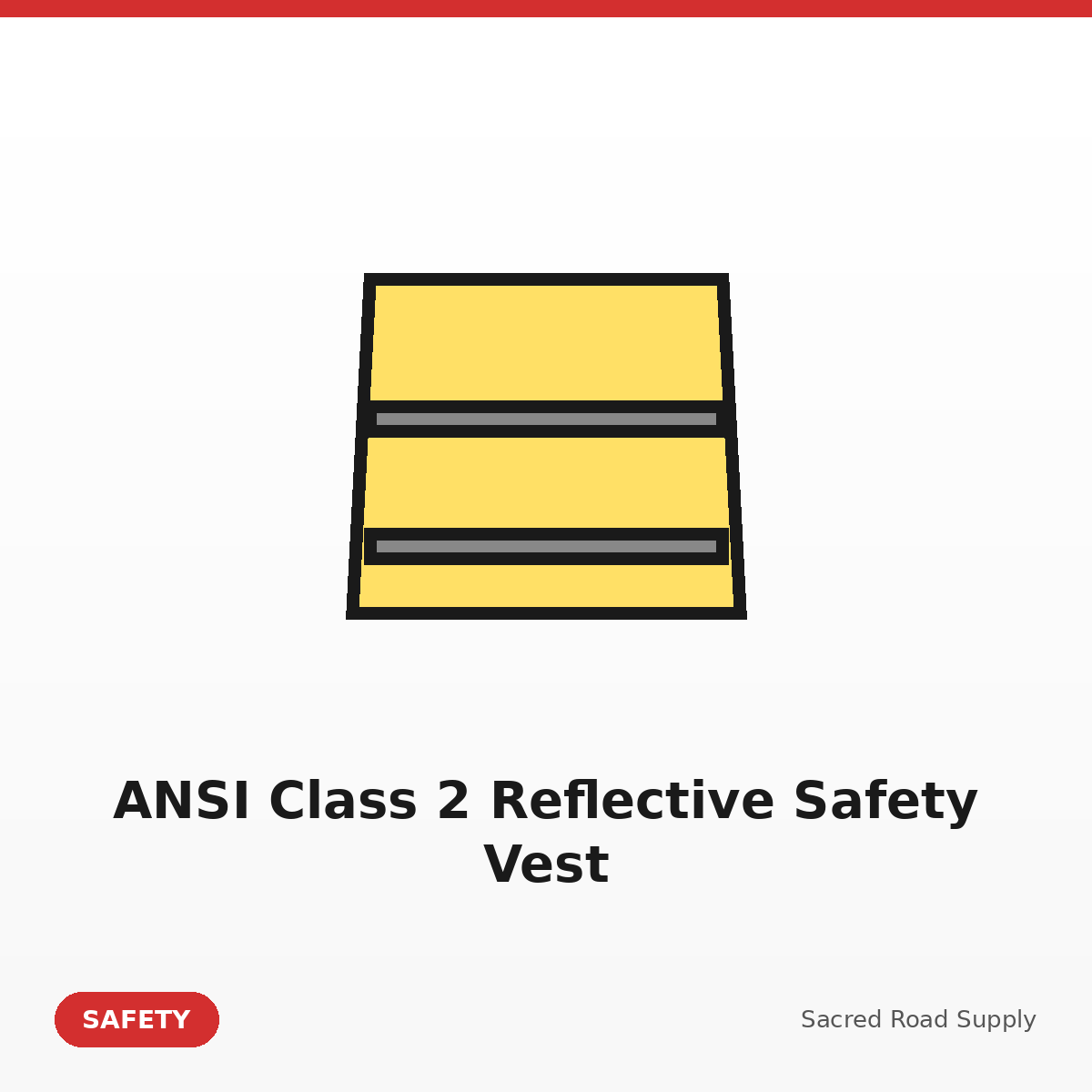 ANSI Class 2 Reflective Safety Vest