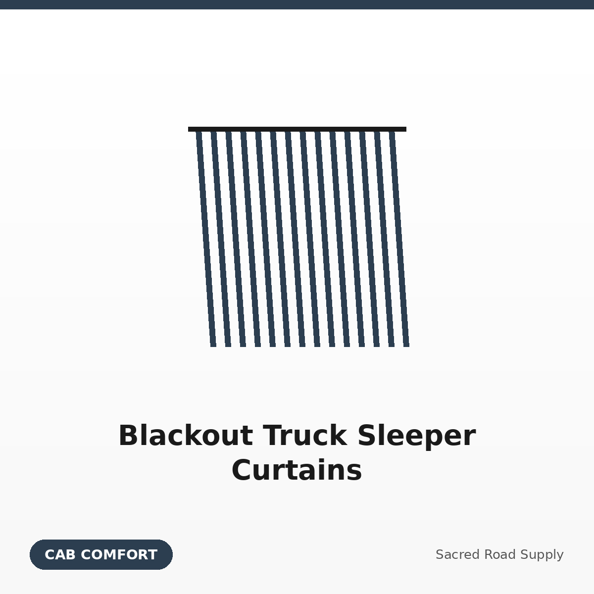Blackout Truck Sleeper Curtains