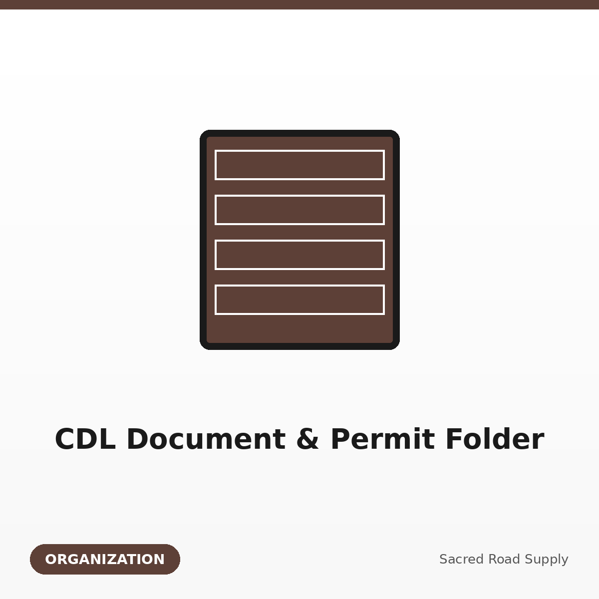CDL Document & Permit Folder