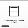 CDL Driver's Daily Logbook (2-Pack)