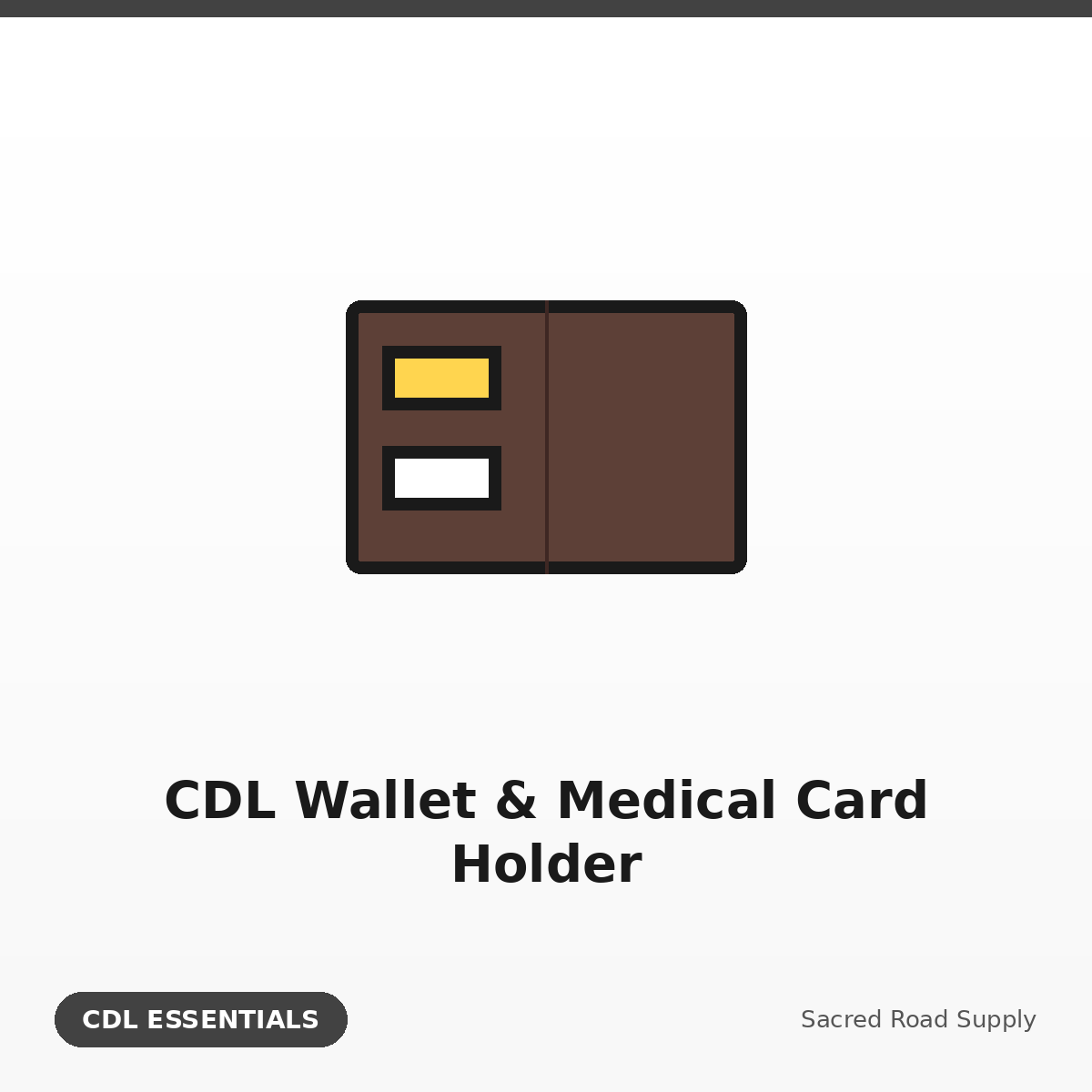 CDL Wallet & Medical Card Holder