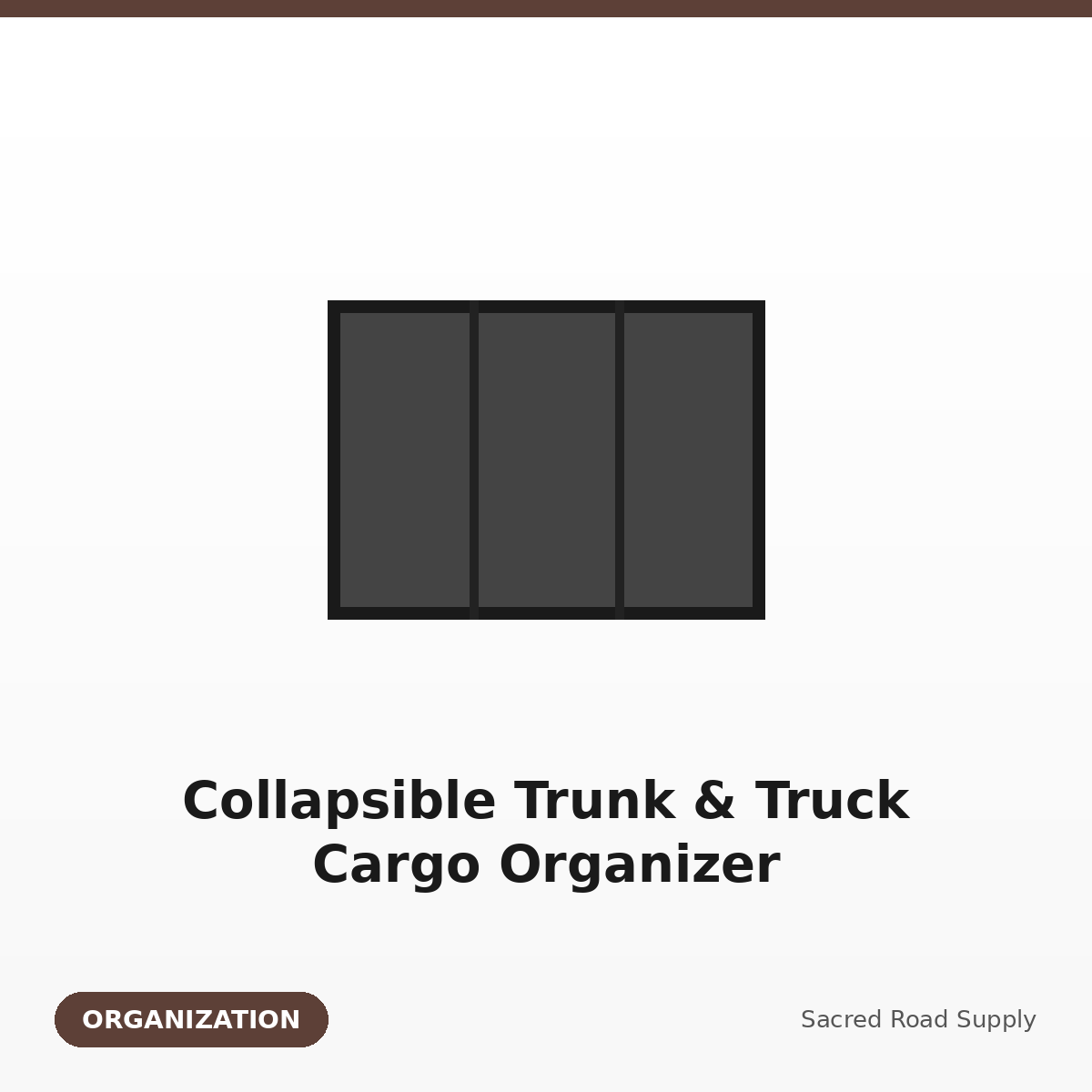 Collapsible Trunk & Truck Cargo Organizer