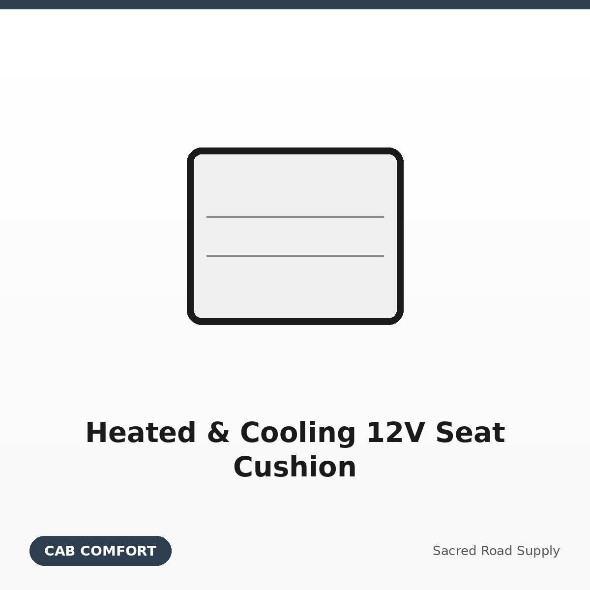 Heated & Cooling 12V Seat Cushion