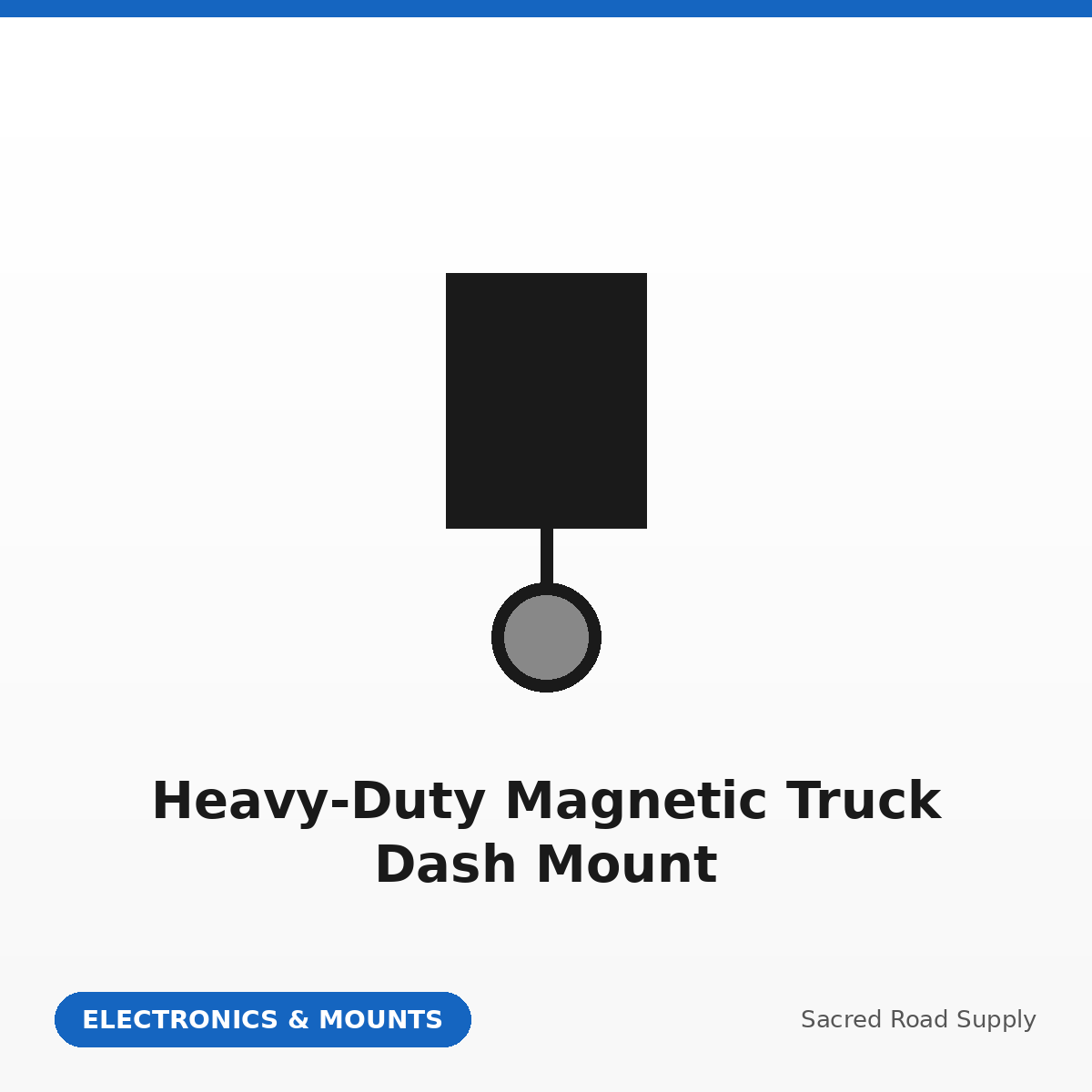 Heavy-Duty Magnetic Truck Dash Mount