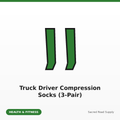 Truck Driver Compression Socks (3-Pair)